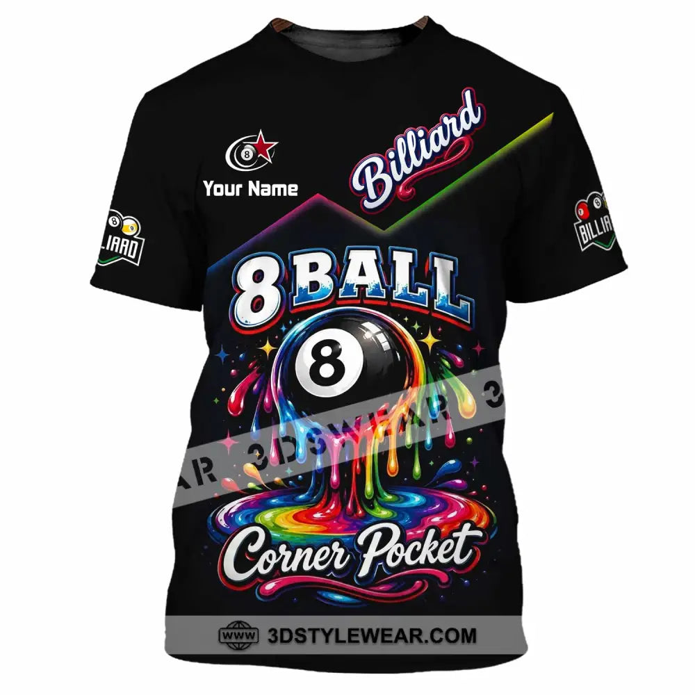 Unisex Shirt - Custom Billiard 8 Ball Shirt - T-Shirt / S - T-shirt
