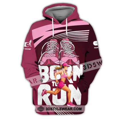 Unisex Shirt - Custom Born To Run 3D Shirt - Hoodie / S - T-shirt