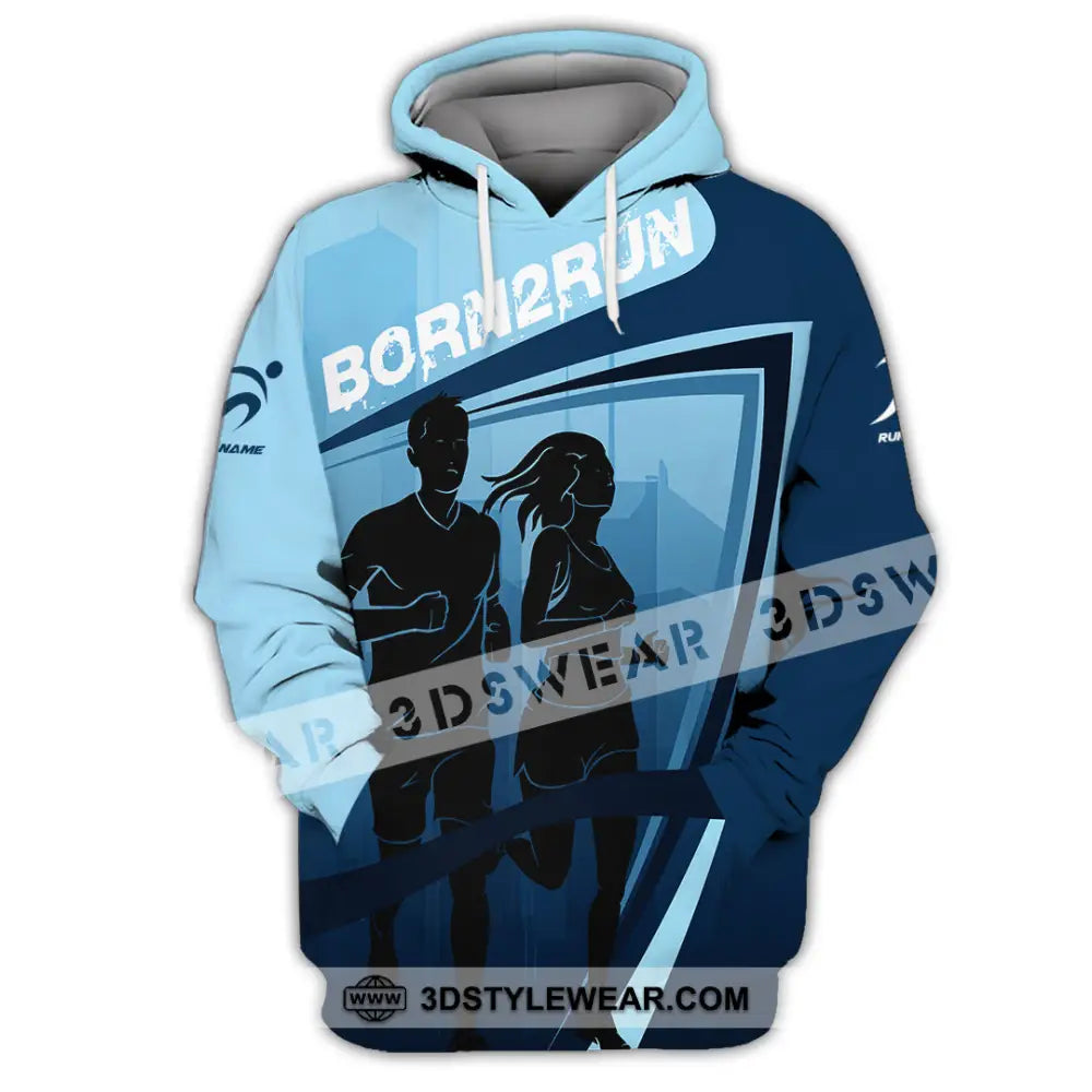Unisex Shirt - Custom Born To Run 3D Shirt - Hoodie / S - T-shirt