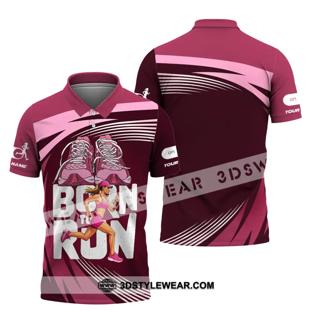 Unisex Shirt - Custom Born To Run 3D Shirt - Polo Shirt / S - T-shirt