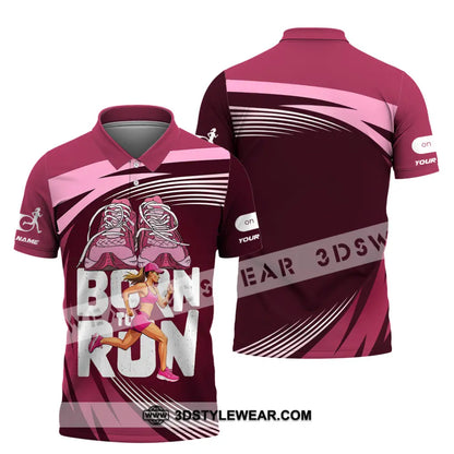 Unisex Shirt - Custom Born To Run 3D Shirt - Polo Shirt / S - T-shirt