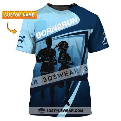 Unisex Shirt - Custom Born To Run 3D Shirt - T-shirt