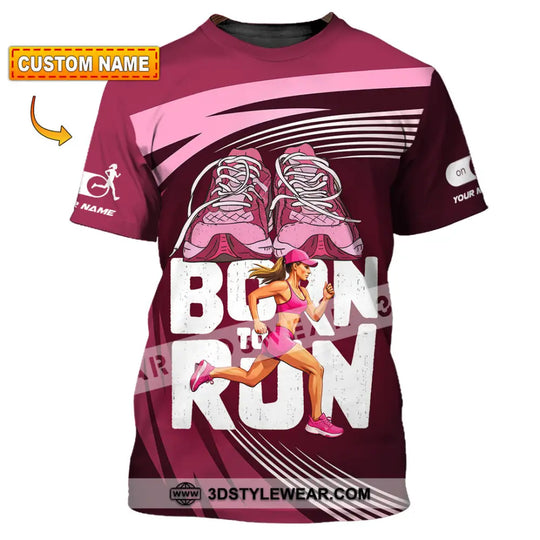 Unisex Shirt - Custom Born To Run 3D Shirt style option 1