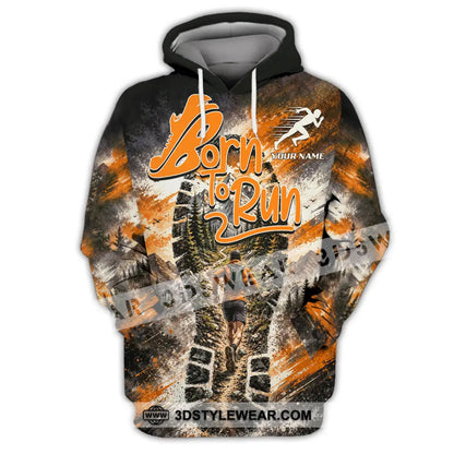 Unisex Shirt - Custom Born To Run Shirt - Hoodie / S - T-shirt