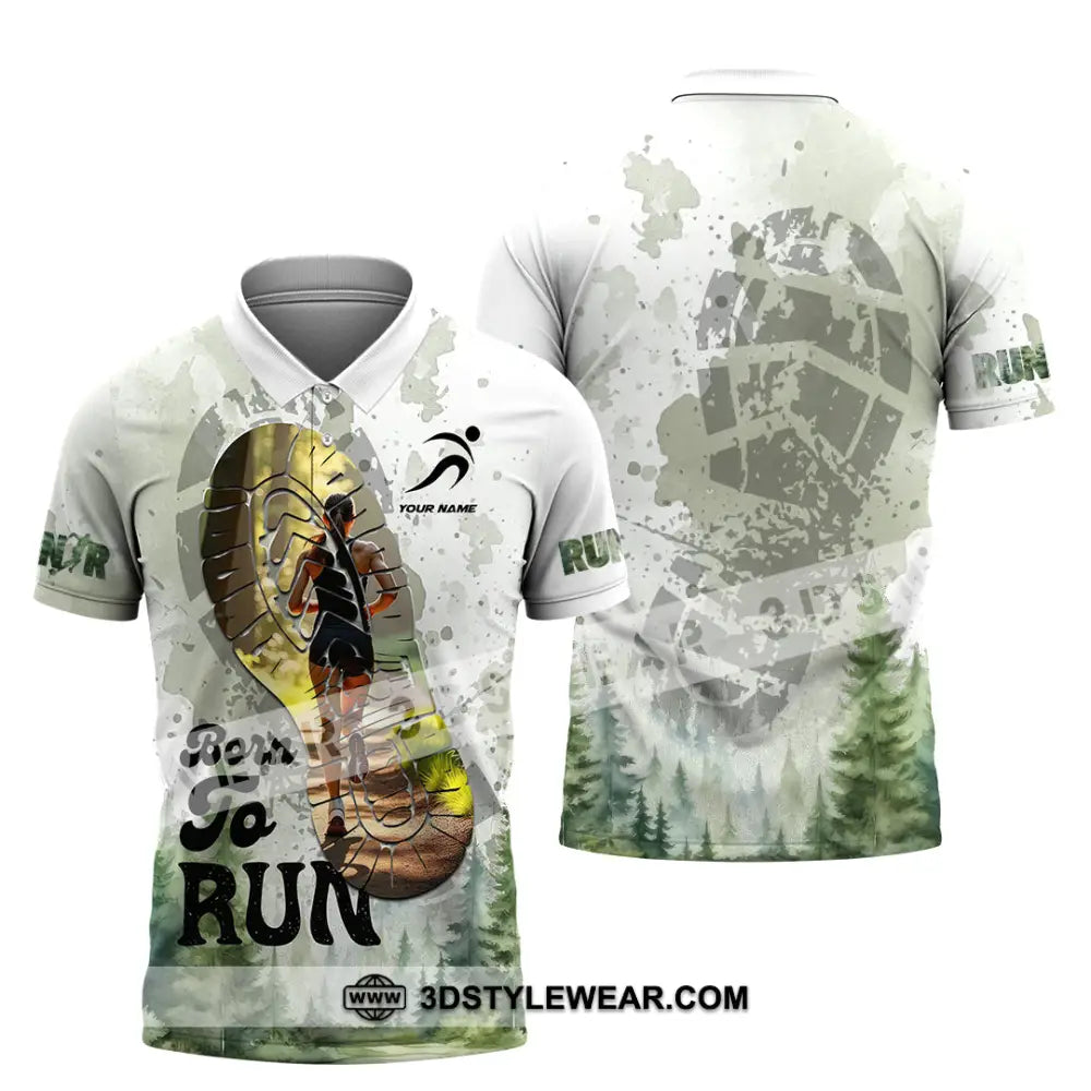 Unisex Shirt - Custom Born To Run Shirt - Polo Shirt / S - T-shirt