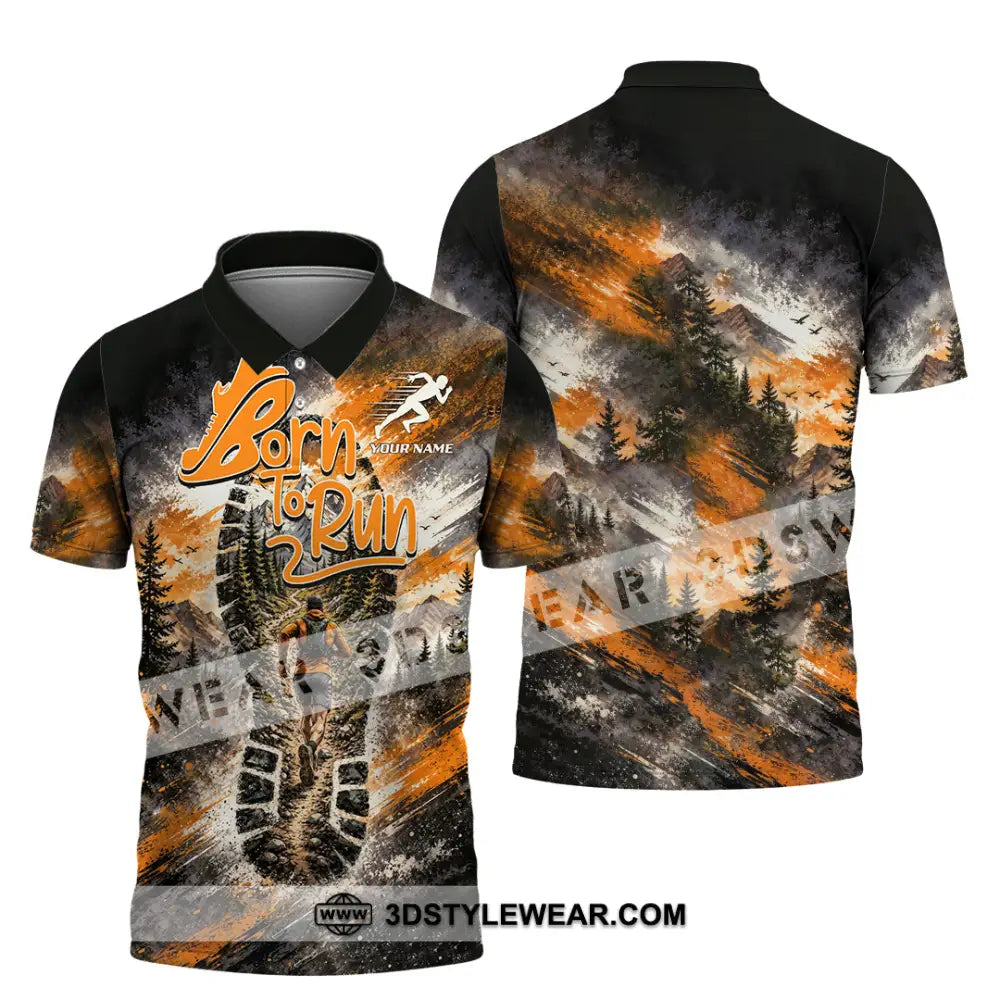 Unisex Shirt - Custom Born To Run Shirt - Polo Shirt / S - T-shirt