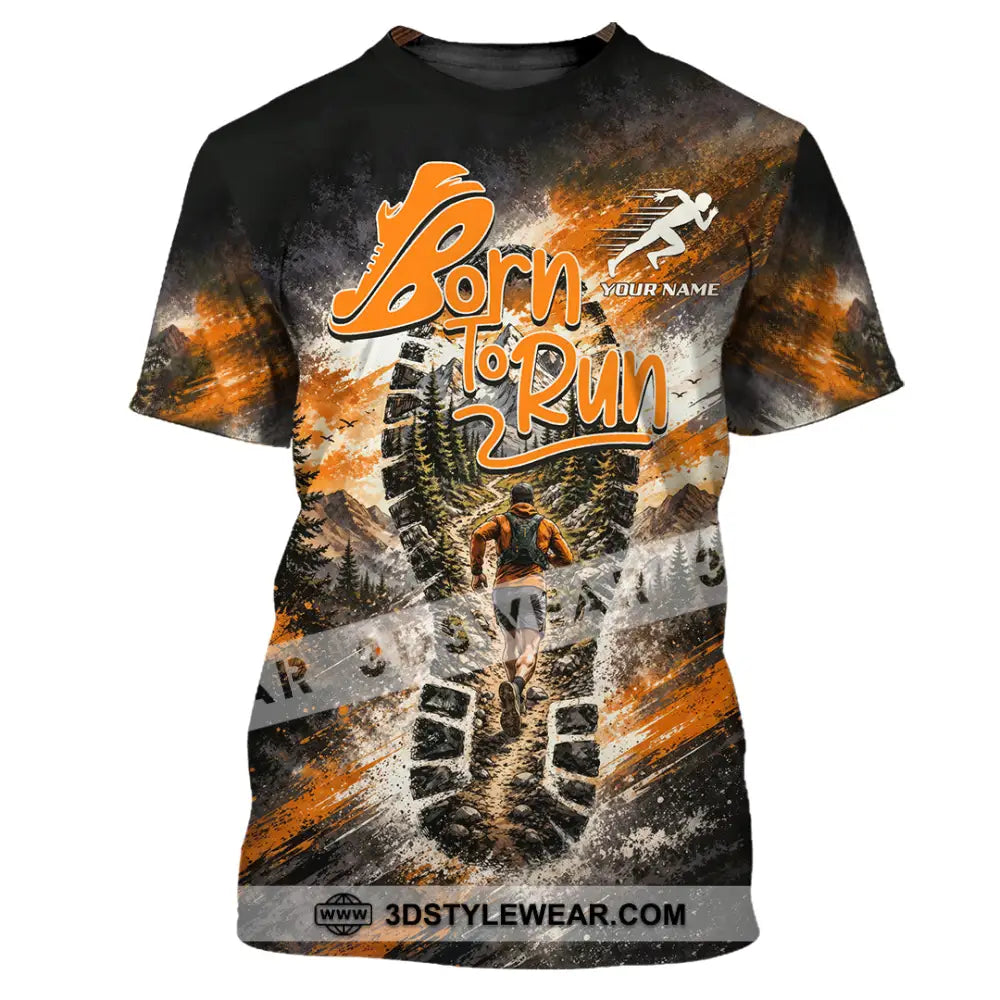 Unisex Shirt - Custom Born To Run Shirt - T-Shirt / S - T-shirt