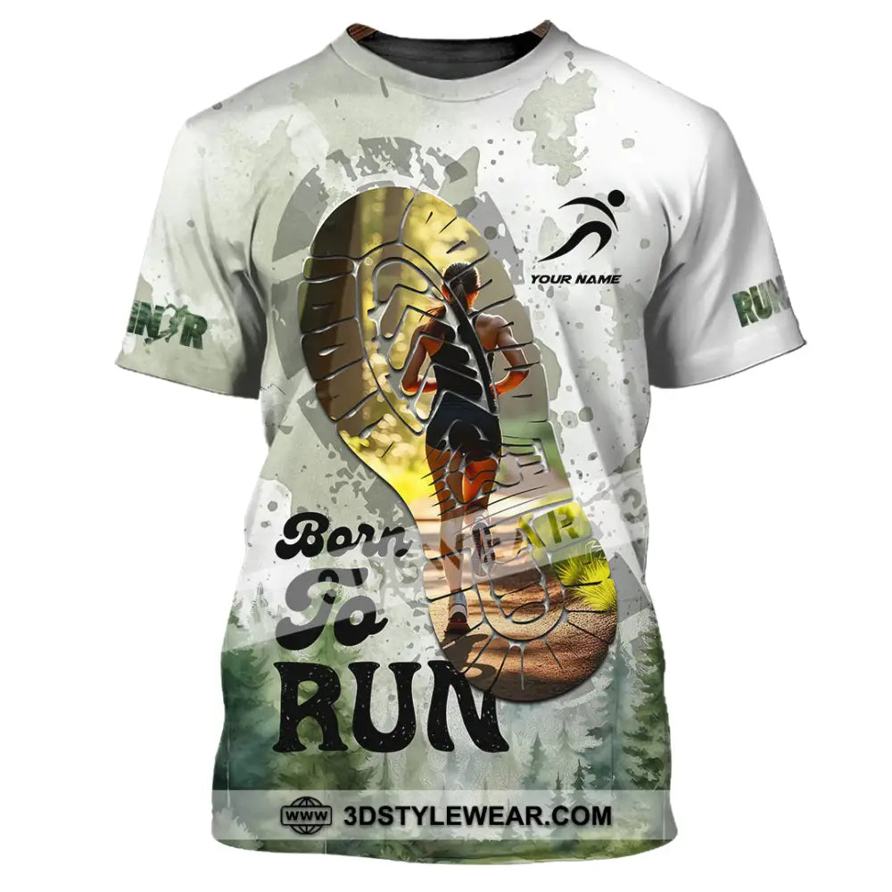 Unisex Shirt - Custom Born To Run Shirt - T-Shirt / S - T-shirt