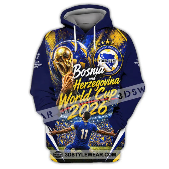 Unisex Shirt - Custom Bosnia And Herzegovina World Cup 2026 Shirt style option 3