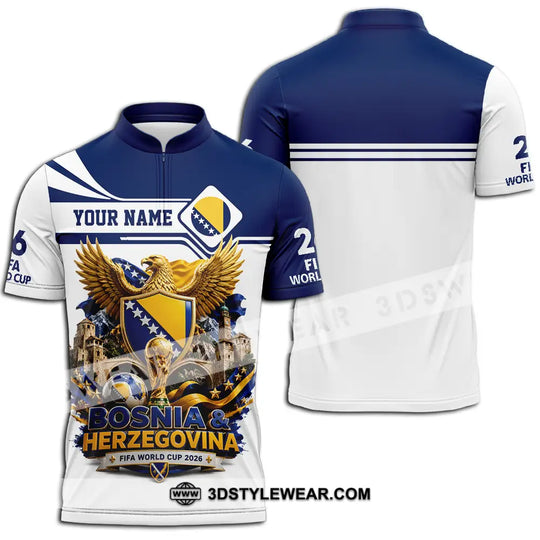 Unisex Shirt - Custom Bosnia And Herzegovina World Cup 2026 Shirt style option 2