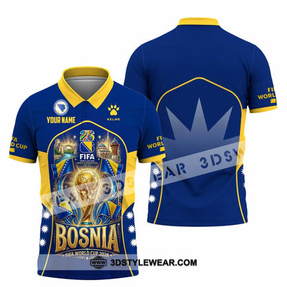 Unisex Shirt - Custom Bosnia World Cup 2026 Shirt - Polo Shirt / S - T-shirt