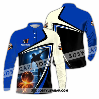 Unisex Shirt - Custom Bowling Shirt - Long Sleeve Polo / S - T-shirt