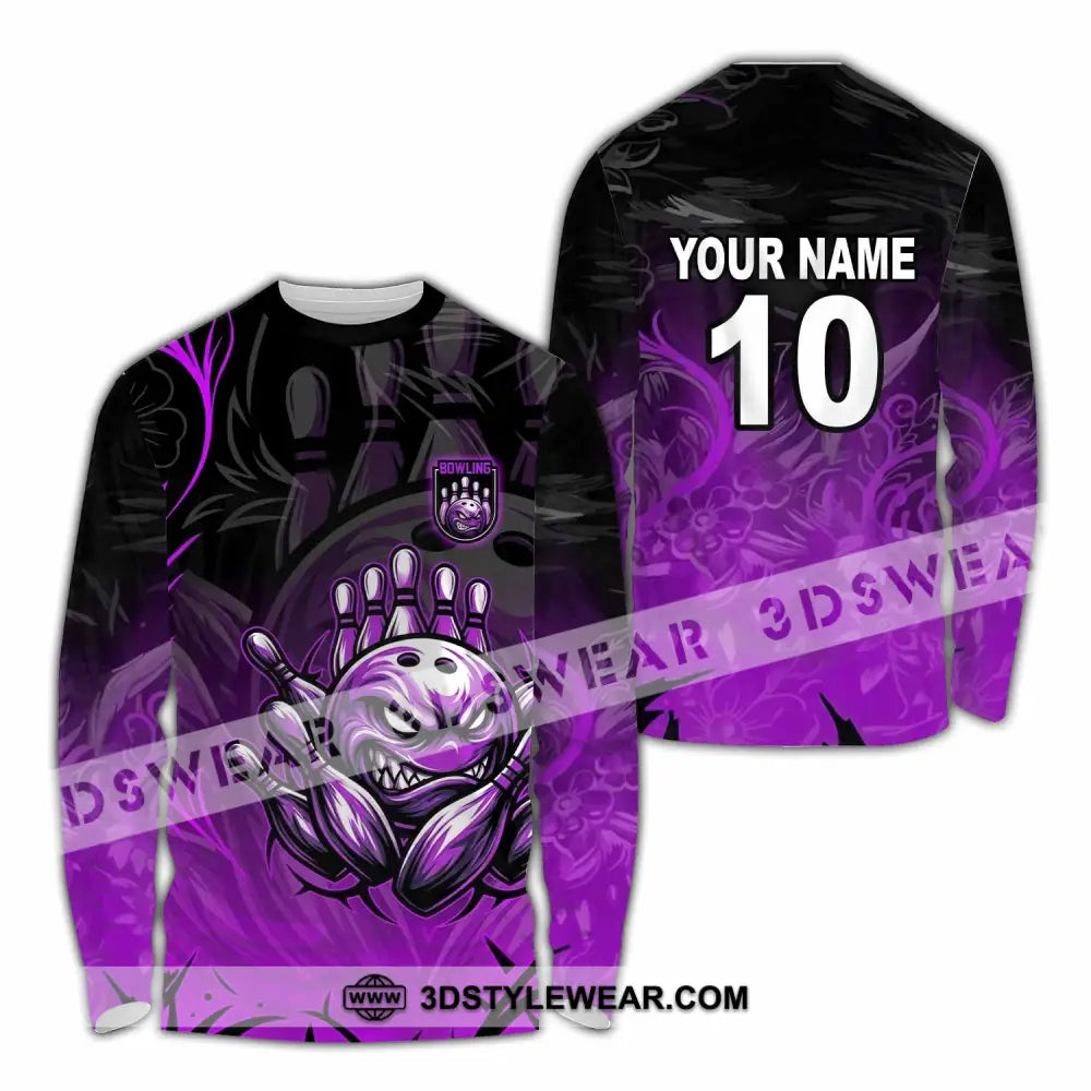Unisex Shirt - Custom Bowling Shirt - Long Sleeve Shirt / S - T-shirt