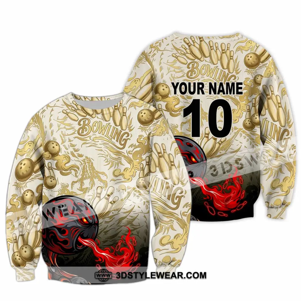 Unisex Shirt - Custom Bowling Shirt - Long Sleeve / S - T-shirt