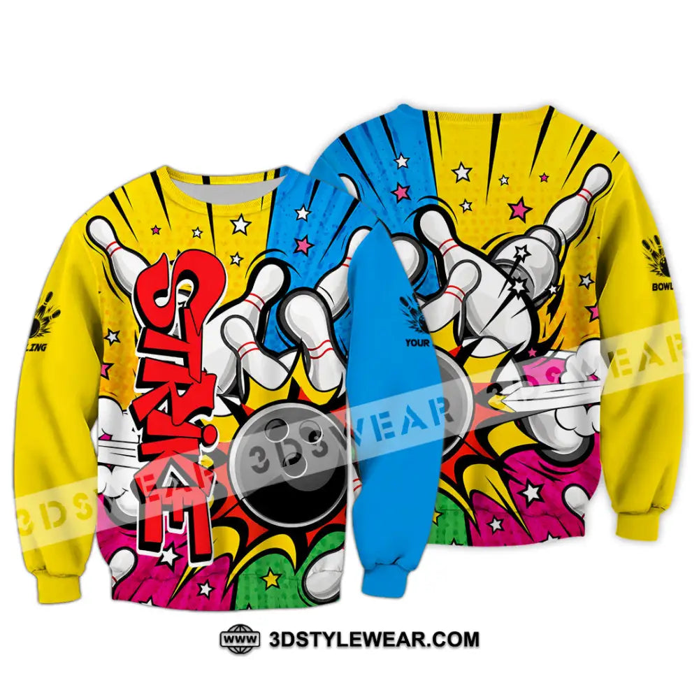 Unisex Shirt - Custom Bowling Shirt - Long Sleeve / S - T-shirt