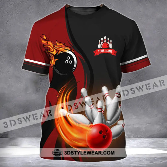 Unisex Shirt - Custom Bowling Name T-Shirt, Bowling Player style option 2