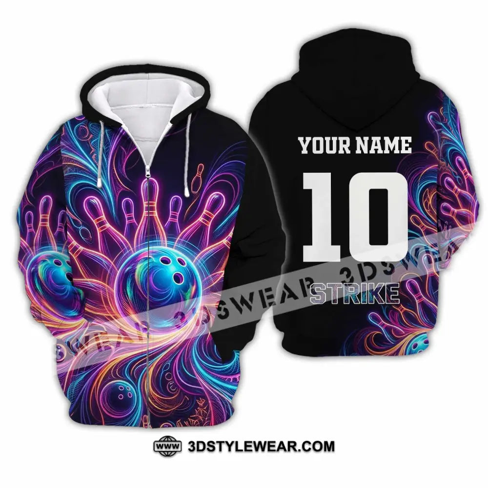Unisex Shirt - Custom Bowling Shirt - Zipper Hoodie / S - T-shirt