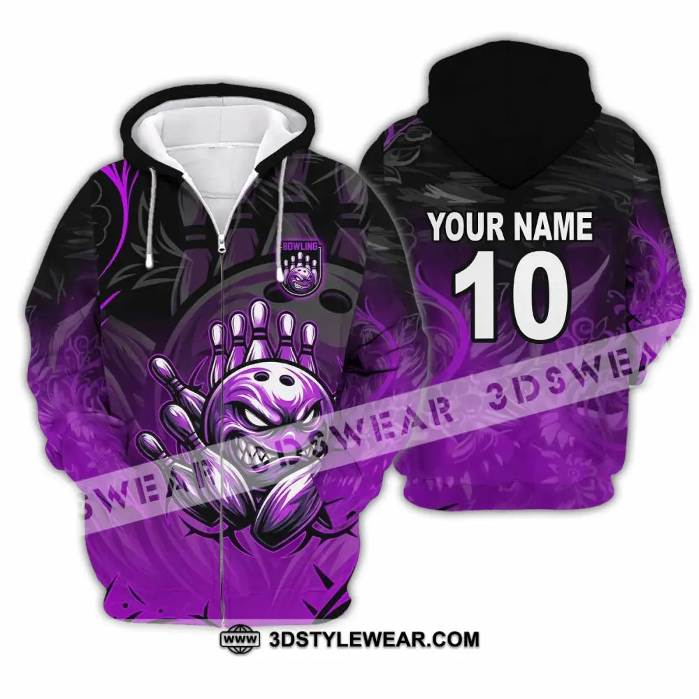 Unisex Shirt - Custom Bowling Shirt - Zipper Hoodie / S - T-shirt