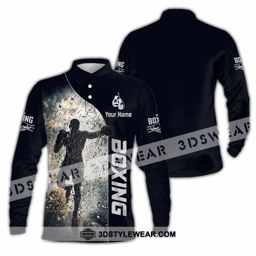 Unisex Shirt - Custom Boxing Shirt - Long Sleeve Polo / S - T-shirt