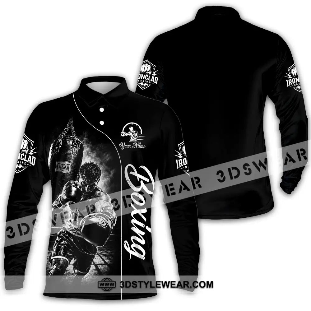 Unisex Shirt - Custom Boxing Shirt - Long Sleeve Polo / S - T-shirt