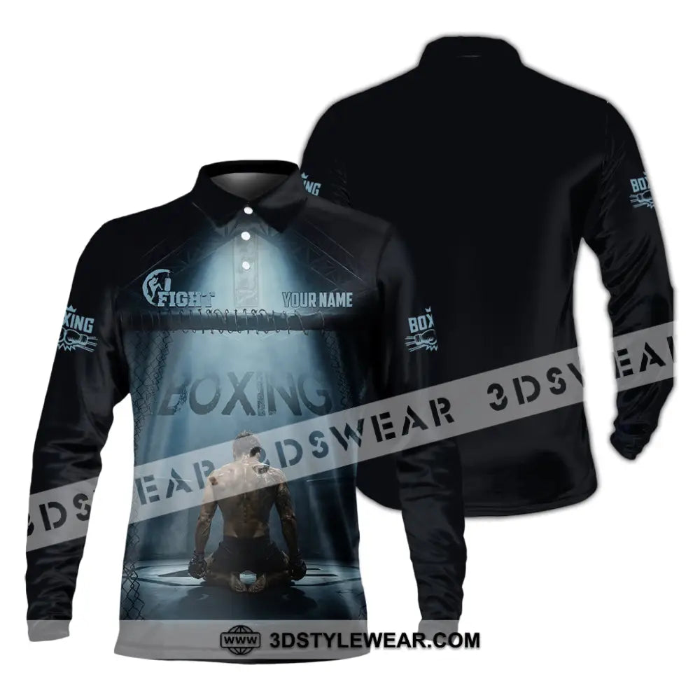 Unisex Shirt - Custom Boxing Shirt - Long Sleeve Polo / S - T-shirt