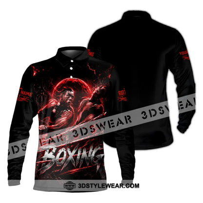 Unisex Shirt - Custom Boxing Shirt - Long Sleeve Polo / S - T-shirt