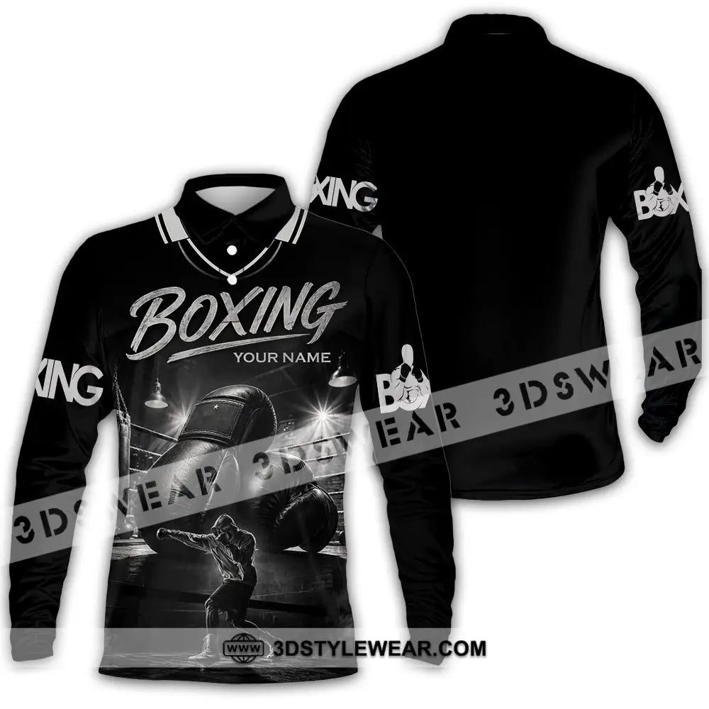 Unisex Shirt - Custom Boxing Shirt - Long Sleeve Polo / S - T-shirt