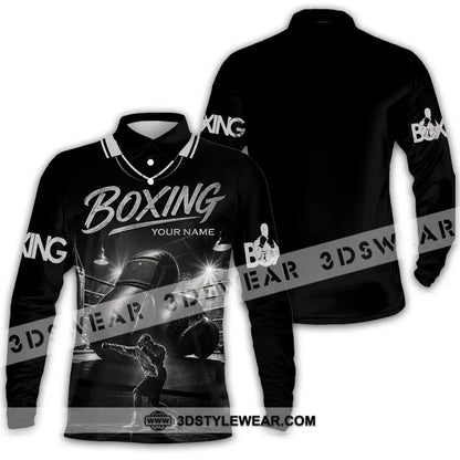 Unisex Shirt - Custom Boxing Shirt - Long Sleeve Polo / S - T-shirt