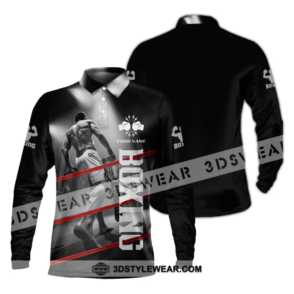 Unisex Shirt - Custom Boxing Shirt - Long Sleeve Polo / S - T-shirt