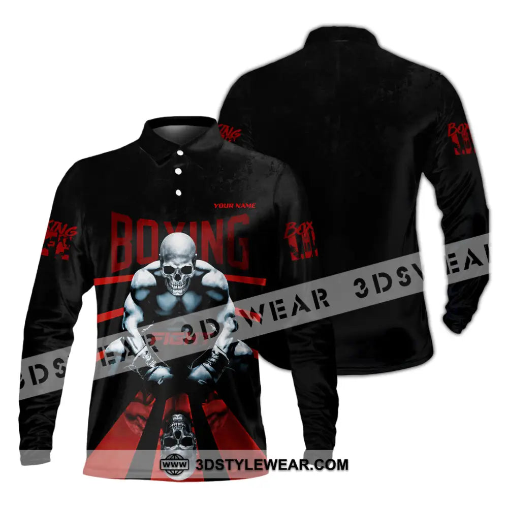 Unisex Shirt - Custom Boxing Shirt - Long Sleeve Polo / S - T-shirt