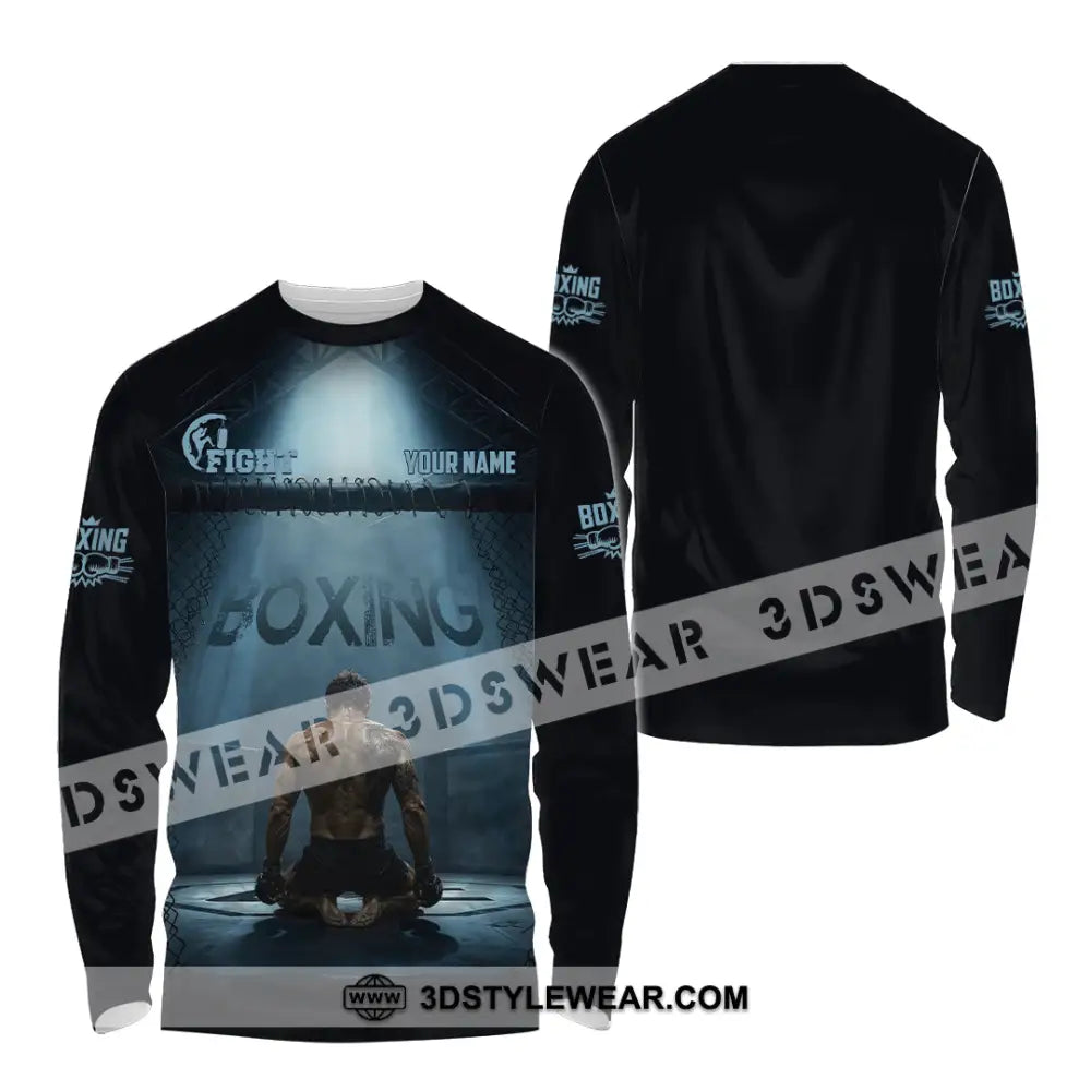 Unisex Shirt - Custom Boxing Shirt - Long Sleeve Shirt / S - T-shirt