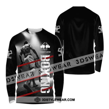 Unisex Shirt - Custom Boxing Shirt - Long Sleeve Shirt / S - T-shirt