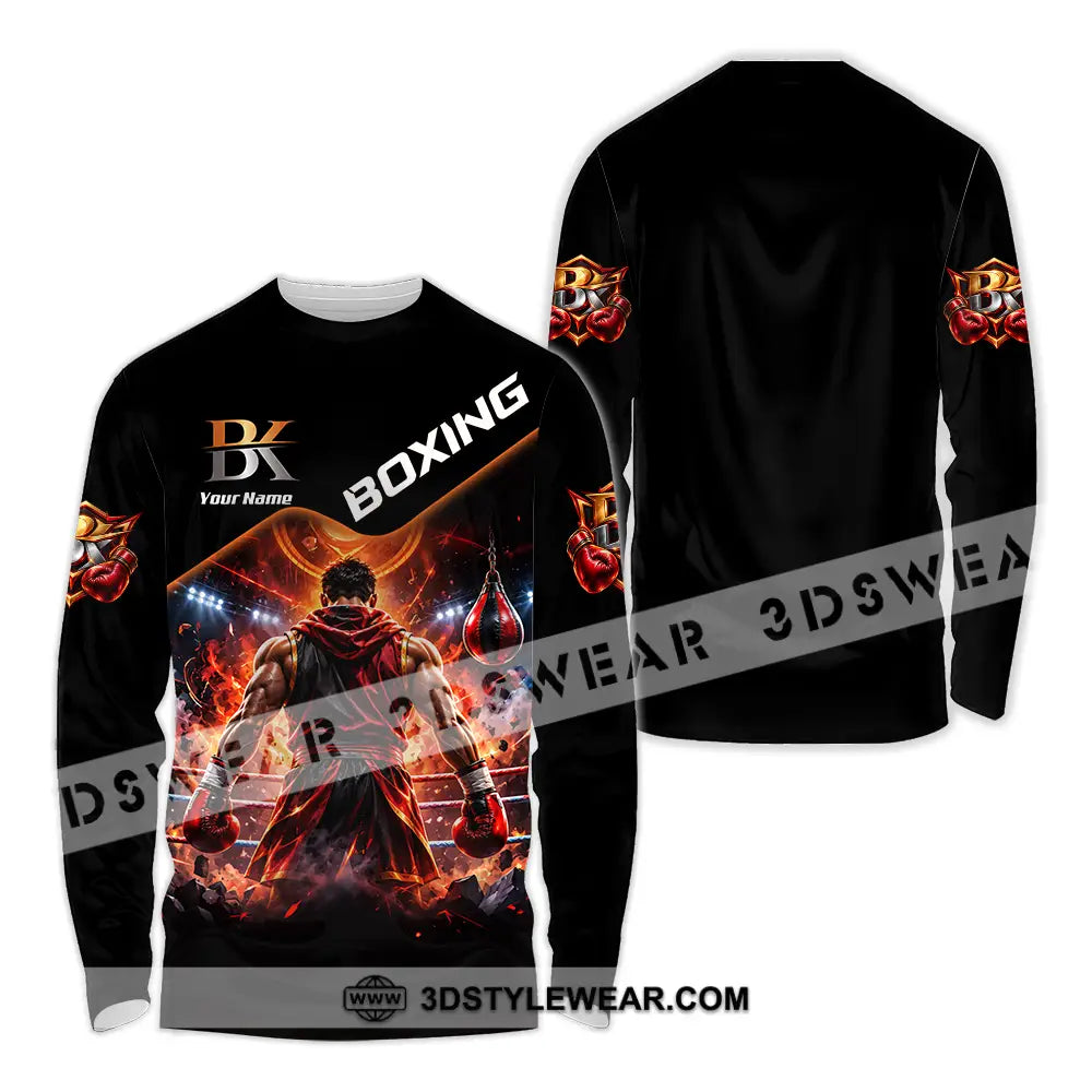 Unisex Shirt - Custom Boxing Shirt - Long Sleeve Shirt / S - T-shirt