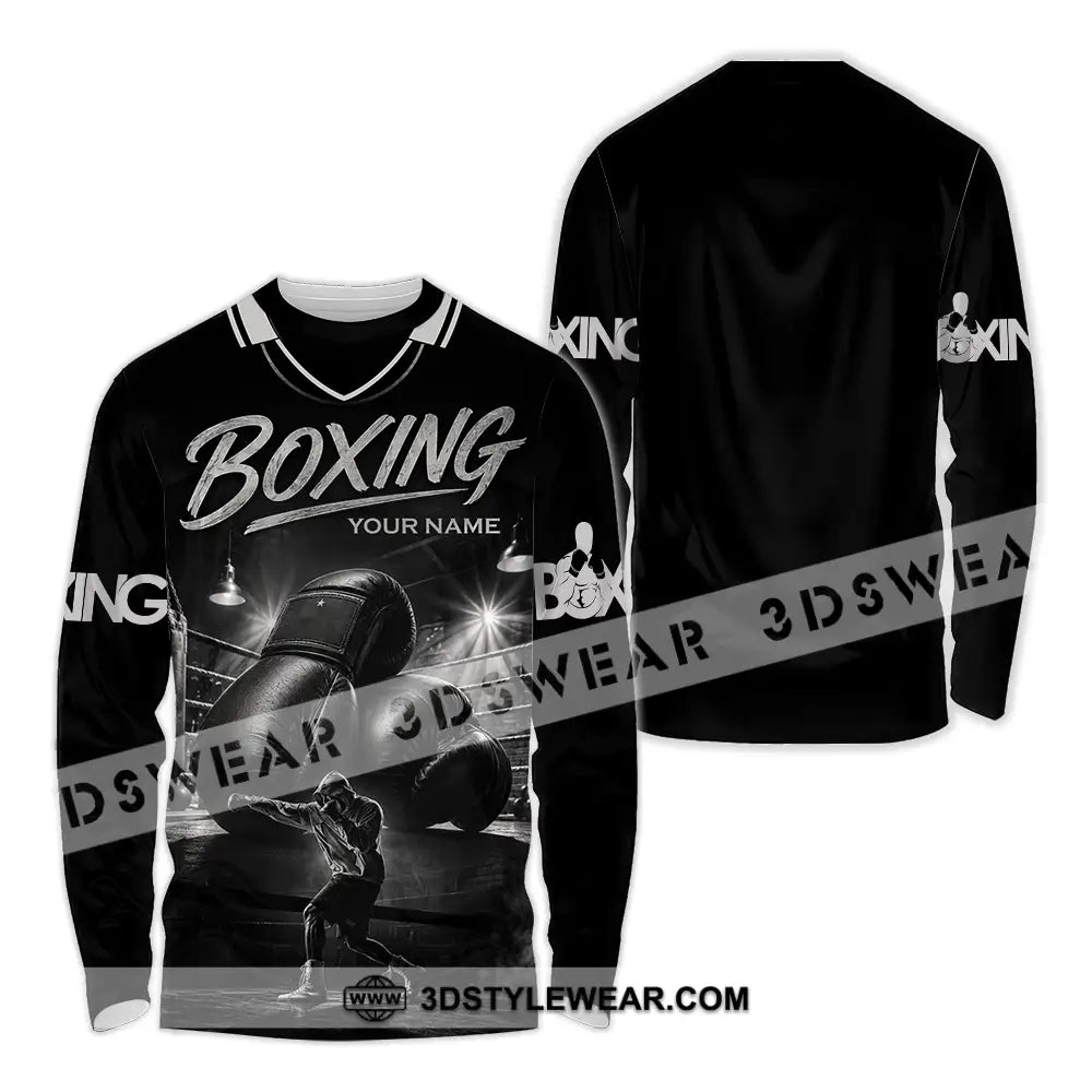 Unisex Shirt - Custom Boxing Shirt - Long Sleeve Shirt / S - T-shirt
