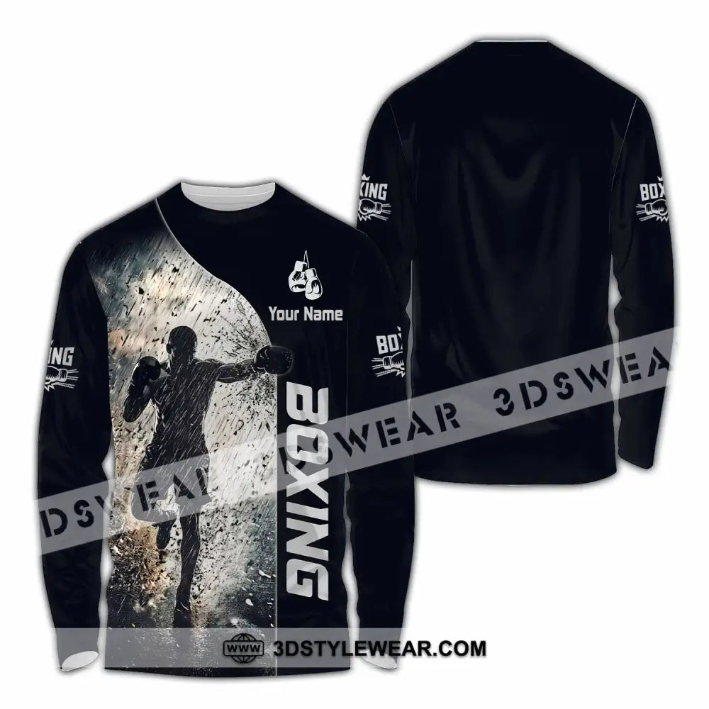 Unisex Shirt - Custom Boxing Shirt - Long Sleeve Shirt / S - T-shirt