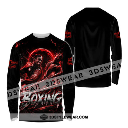 Unisex Shirt - Custom Boxing Shirt - Long Sleeve Shirt / S - T-shirt