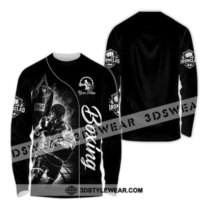 Unisex Shirt - Custom Boxing Shirt - Long Sleeve Shirt / S - T-shirt