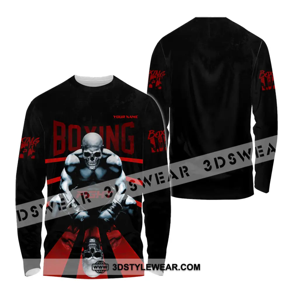 Unisex Shirt - Custom Boxing Shirt - Long Sleeve Shirt / S - T-shirt