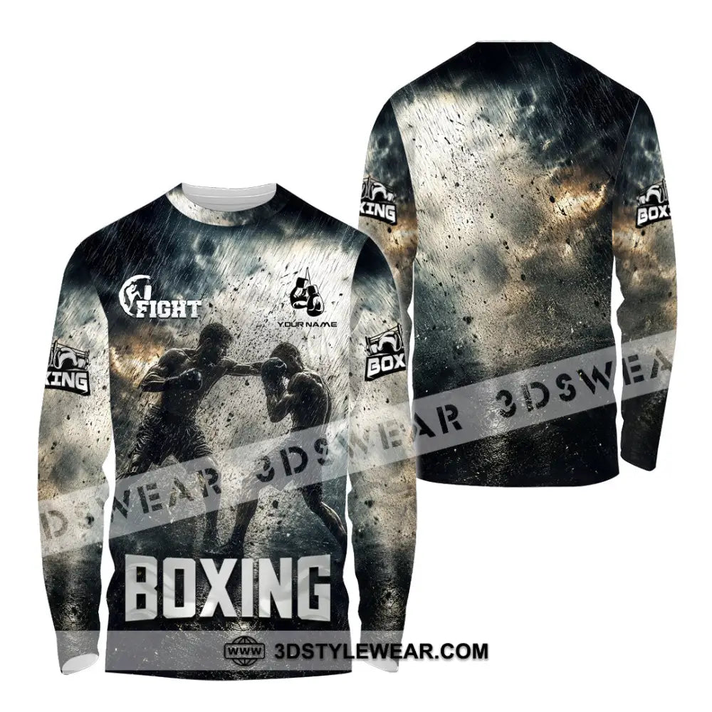 Unisex Shirt - Custom Boxing Shirt - Long Sleeve Shirt / S - T-shirt