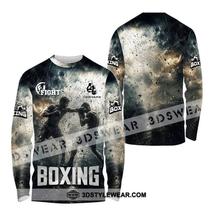 Unisex Shirt - Custom Boxing Shirt - Long Sleeve Shirt / S - T-shirt