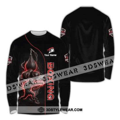 Unisex Shirt - Custom Boxing Shirt - Long Sleeve Shirt / S - T-shirt
