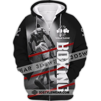 Unisex Shirt - Custom Boxing Shirt - Zipper Hoodie / S - T-shirt