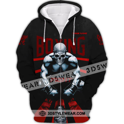 Unisex Shirt - Custom Boxing Shirt - Zipper Hoodie / S - T-shirt