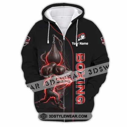 Unisex Shirt - Custom Boxing Shirt - Zipper Hoodie / S - T-shirt