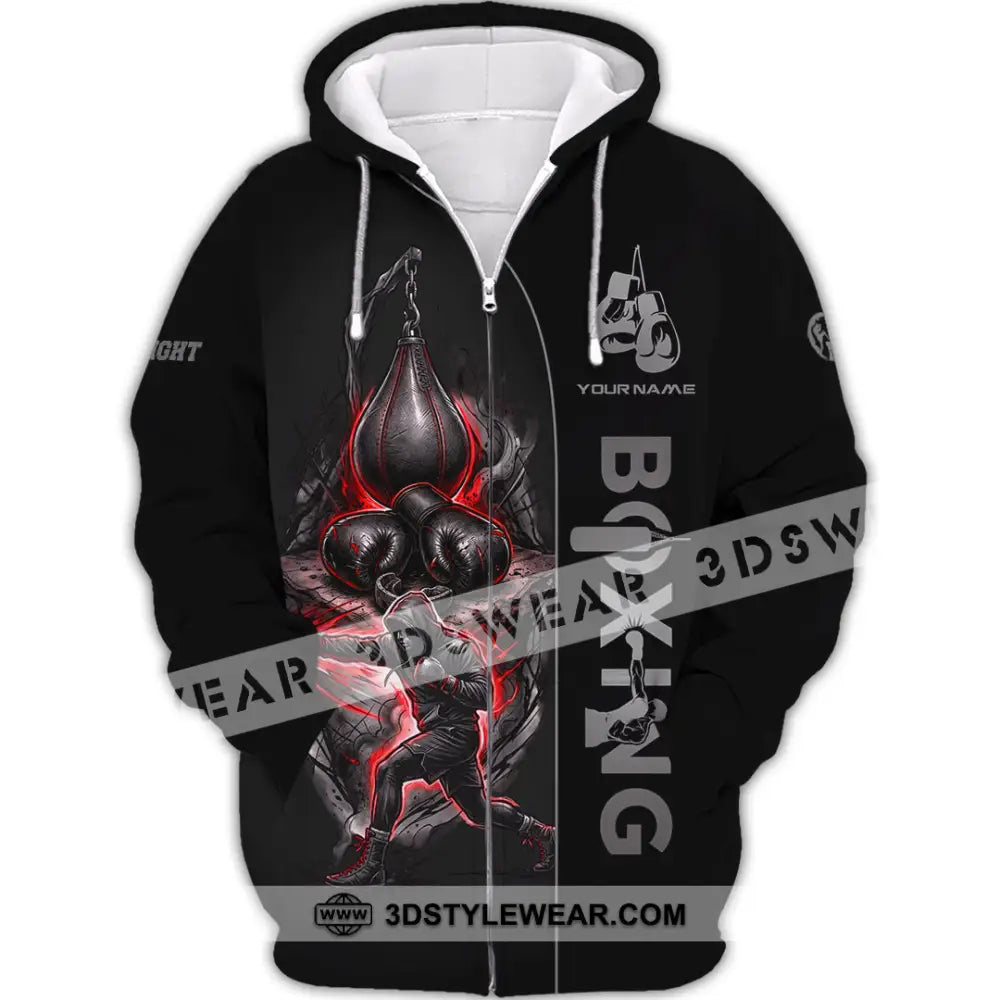 Unisex Shirt - Custom Boxing Shirt - Zipper Hoodie / S - T-shirt