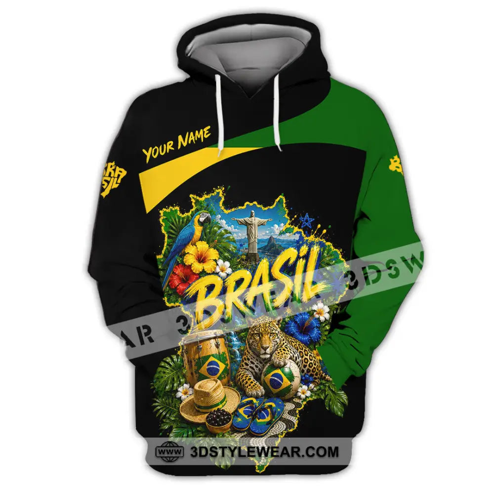 Unisex Shirt - Custom Brasil Shirt - Hoodie / S - T-shirt