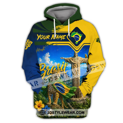 Unisex Shirt - Custom Brasil Shirt - Hoodie / S - T-shirt