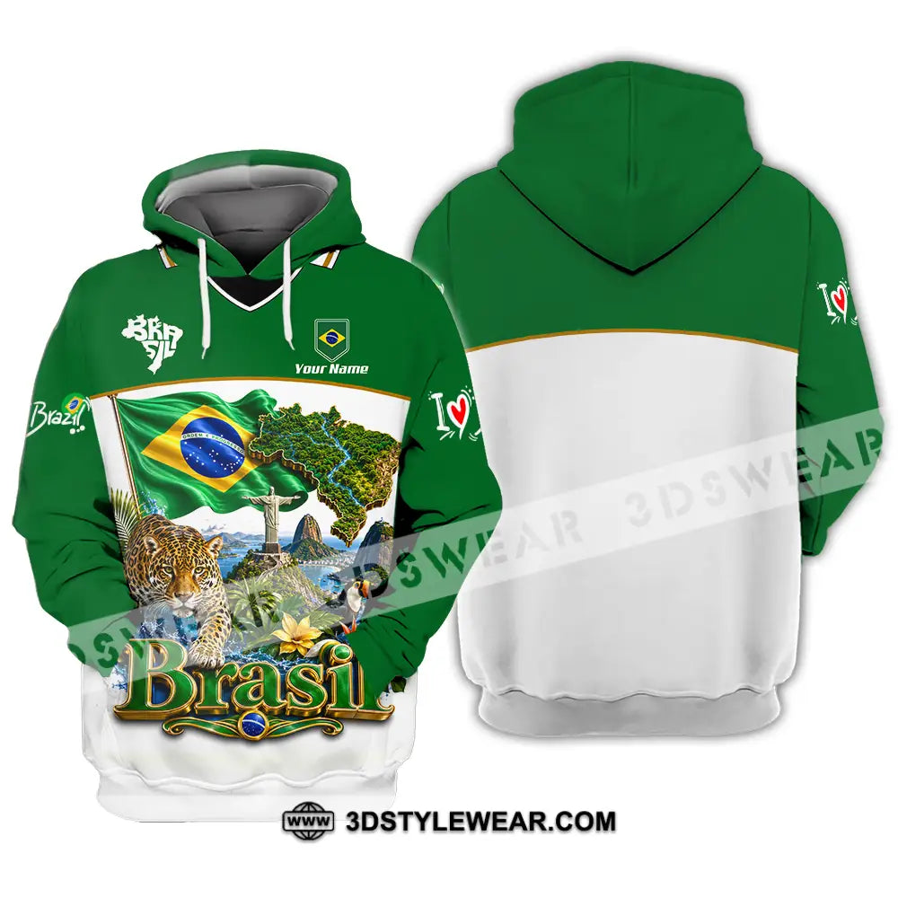 Unisex Shirt - Custom Brasil Shirt - Hoodie / S - T-shirt