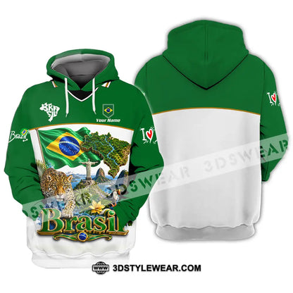 Unisex Shirt - Custom Brasil Shirt - Hoodie / S - T-shirt