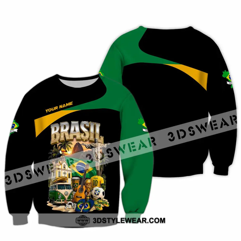 Unisex Shirt - Custom Brasil Shirt - Long Sleeve / S - T-shirt